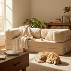 Canapé convertible 2 places L'Intemporel Ivoire | Nüvola