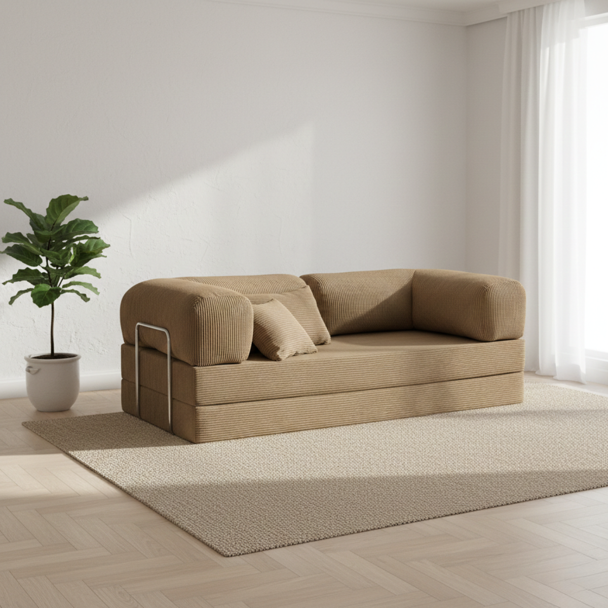 Canapé convertible 2 places L'Intemporel Sable | Nüvola